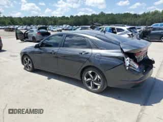 2023 Hyundai Elantra SEL with VIN 5NPLS4AG1PH092274, listed as a Copart auction lot 69908185 with 103,827 mi miles and Salvage title. Bid and sale history available at DreamBid. Image 2.