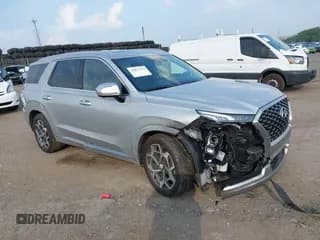 ✅ 2022 Hyundai Palisade Calligraphy • VIN: KM8R7DHE9NU435346 • Лот: 42876329. Опубликован ранее на IAAI с пробегом 97 268 миль. Бесплатный доступ к архиву аукционных продаж из США и подробный отчёт об истории автомобиля на DreamBid. Изображение 1.