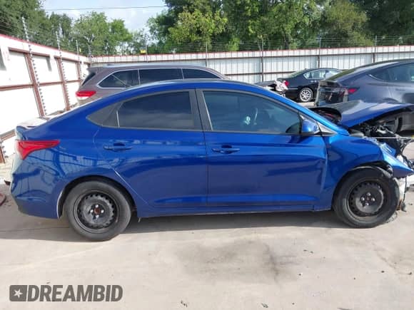 2019 Hyundai Accent SE with VIN 3KPC24A3XKE059624, listed as a IAAI auction lot 42421663 with 100,807 mi miles and . Bid and sale history available at DreamBid. Image 14.