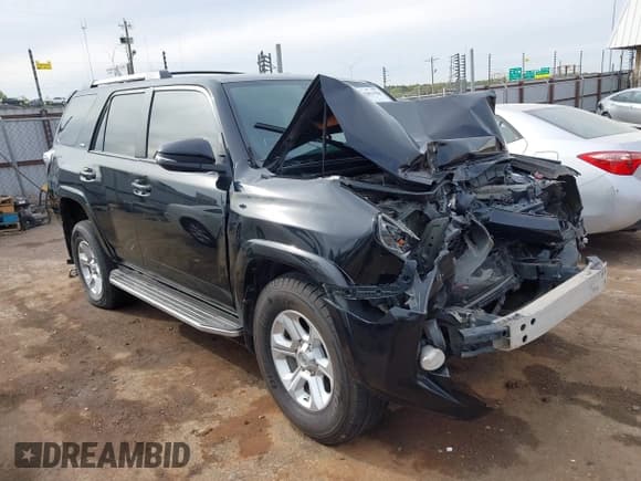 ✅ 2019 Toyota 4Runner SR5 • VIN: JTEBU5JR2K5692979 • Lot: 42013798. Listed on IAAI with 219,437 mi. Free auction sales archive from the USA and detailed vehicle history report at DreamBid. Image 1.