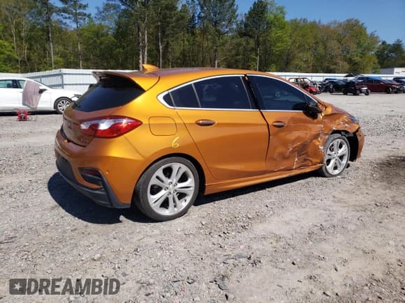 ✅ 2017 Chevrolet Cruze Premier • VIN: 3G1BF6SM2HS550422 • Lot: 46893003. Listed on Copart with 64,096 mi. Free auction sales archive from the USA and detailed vehicle history report at DreamBid. Image 3.