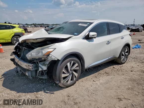 2017 Nissan Murano SL with VIN 5N1AZ2MG4HN191252, listed as a Copart auction lot 72085555 with 137,739 mi miles and Salvage title. Bid and sale history available at DreamBid. Image 1.