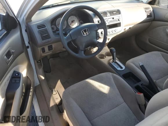 ✅ 2001 Honda Civic LX • VIN: 1HGEM22591L118483 • Lot: 91623145. Listed on Copart with 68,614 mi. Free auction sales archive from the USA and detailed vehicle history report at DreamBid. Image 8.