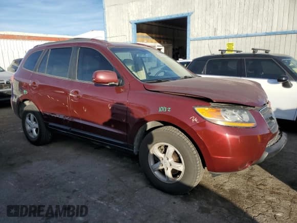 ✅ 2007 Hyundai Santa Fe GLS • VIN: 5NMSG13D17H043197 • Lot: 86090034. Listed on Copart with 195,341 mi. Free auction sales archive from the USA and detailed vehicle history report at DreamBid. Image 4.