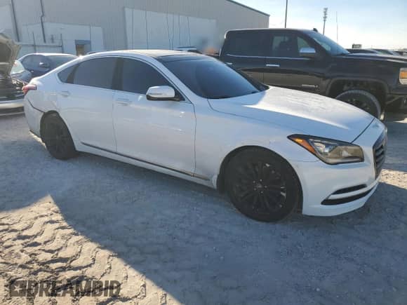 2015 Hyundai Genesis 3.8L z VIN KMHGN4JE2FU089259, wystawiony jako Copart lot #80965094 z przebiegiem 109 175 mil mil oraz Szkoda całkowita • Salvage title. Historia ofert i sprzedaży dostępna na DreamBid. Obrazek 4.