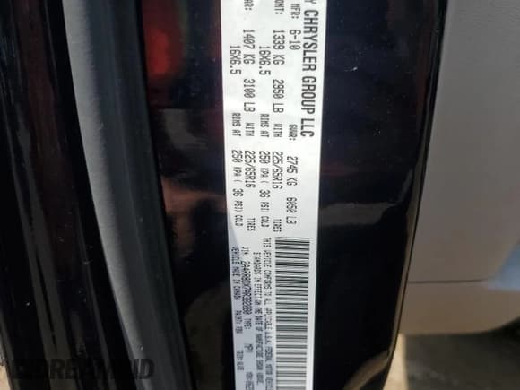 ✅ 2010 Chrysler Town & Country Touring Plus • VIN: 2A4RR8DX7AR382080 • Lot: 67371025. Wystawiony na Copart z przebiegiem 148 531 mil. Bezpłatny archiwum sprzedaży aukcyjnych z USA i szczegółowy raport historii pojazdu na DreamBid. Zdjęcie 13.