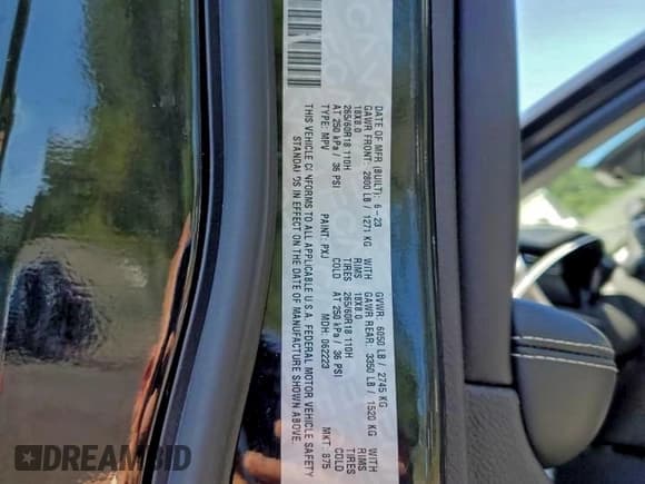 ✅ 2023 Jeep Grand Cherokee Limited • VIN: 1C4RJHBG1PC640949 • Лот: 95743405. Опубликован ранее на Copart с пробегом Не указан. Бесплатный доступ к архиву аукционных продаж из США и подробный отчёт об истории автомобиля на DreamBid. Изображение 13.