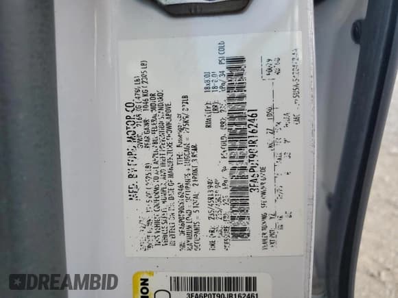 ✅ 2018 Ford Fusion SE • VIN: 3FA6P0T90JR162461 • Lot: 70544895. Listed on Copart with 133,805 mi. Free auction sales archive from the USA and detailed vehicle history report at DreamBid. Image 12.