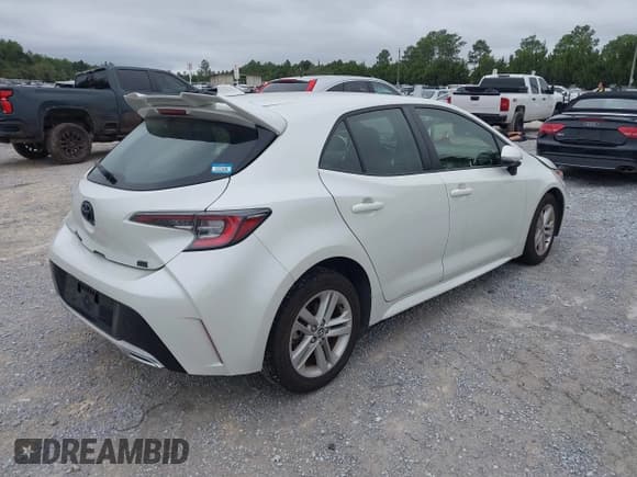 ✅ 2019 Toyota Corolla XSE • VIN: JTNK4RBE4K3064503 • Lot: 43556643. Listed on IAAI with 62,270 mi. Free auction sales archive from the USA and detailed vehicle history report at DreamBid. Image 4.
