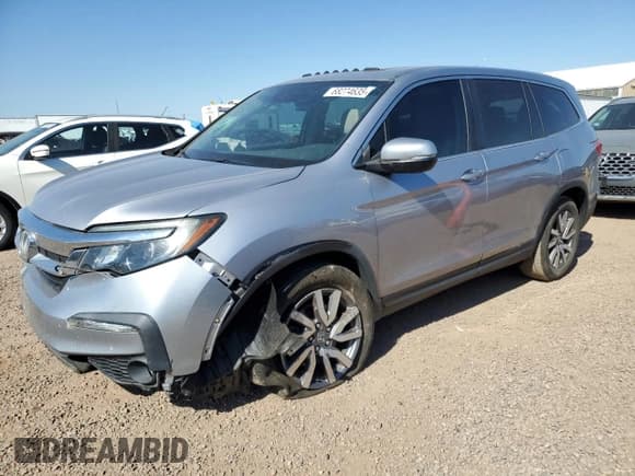 ✅ 2019 Honda Pilot EX-L • VIN: 5FNYF5H47KB023057 • Lot: 68274635. Listed on Copart with 67,828 mi. Free auction sales archive from the USA and detailed vehicle history report at DreamBid. Image 1.