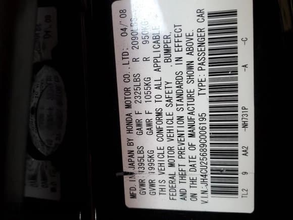 ✅ 2009 Acura TSX • VIN: JH4CU25689C006195 • Лот: 58194275. Опубликован ранее на Copart с пробегом 194 866 миль. Бесплатный доступ к архиву аукционных продаж из США и подробный отчёт об истории автомобиля на DreamBid. Изображение 12.