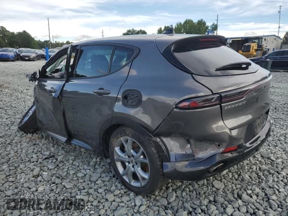 ✅ 2024 Dodge Hornet R/T • VIN: ZACPDFCW4R3A28971 • Lot: 69226965. Listed on Copart with 29,547 mi. Free auction sales archive from the USA and detailed vehicle history report at DreamBid. Image 2.