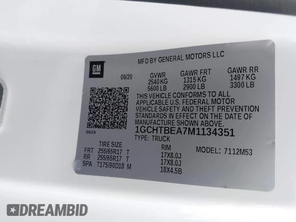 ✅ 2021 Chevrolet Colorado 4WD Work Truck • VIN: 1GCHTBEA7M1134351 • Лот: 43459884. Опубликован ранее на IAAI с пробегом 88 804 миль. Бесплатный доступ к архиву аукционных продаж из США и подробный отчёт об истории автомобиля на DreamBid. Изображение 9.