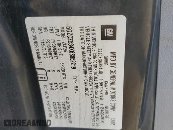 ✅ 2006 Saturn VUE • VIN: 5GZCZ534X6S852219 • Lot: 89025935. Wystawiony na Copart z przebiegiem 189 048 mil. Bezpłatny archiwum sprzedaży aukcyjnych z USA i szczegółowy raport historii pojazdu na DreamBid. Zdjęcie 16.