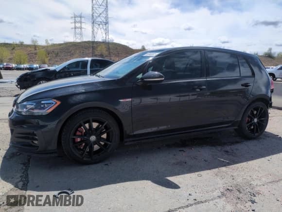 ✅ 2021 Volkswagen Golf GTI S • VIN: 3VW5T7AU9MM006659 • Lot: 55346595. Listed on Copart with 33,776 mi. Free auction sales archive from the USA and detailed vehicle history report at DreamBid. Image 1.