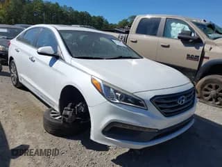 ✅ 2016 Hyundai Sonata Sport • VIN: 5NPE34AF7GH416308 • Лот: 43338692. Опубликован ранее на IAAI с пробегом 201 398 миль. Бесплатный доступ к архиву аукционных продаж из США и подробный отчёт об истории автомобиля на DreamBid. Изображение 1.