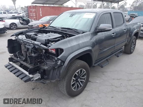 ✅ 2023 Toyota Tacoma SR5 • VIN: 3TMBZ5DN3PM038380 • Lot: 43543877. Listed on IAAI with 22,417 mi. Free auction sales archive from the USA and detailed vehicle history report at DreamBid. Image 2.