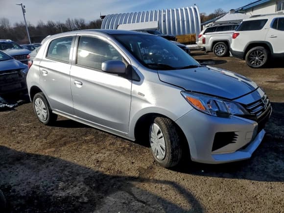 ✅ 2024 Mitsubishi Mirage ES • VIN: ML32AUHJ1RH016865 • Lot: 95528815. Listed on Copart with 22,213 mi. Free auction sales archive from the USA and detailed vehicle history report at DreamBid. Image 4.