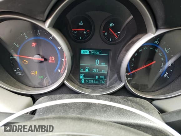 ✅ 2016 Chevrolet Cruze LS • VIN: 1G1PB5SH4G7160045 • Lot: 87715735. Listed on Copart with 142,530 mi. Free auction sales archive from the USA and detailed vehicle history report at DreamBid. Image 9.