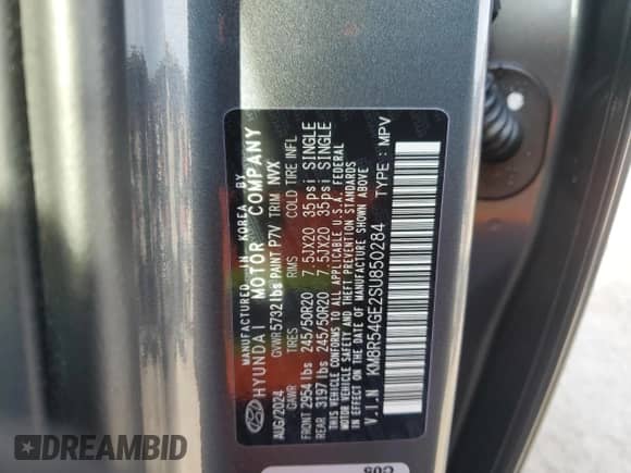 ✅ 2025 Hyundai Palisade Limited • VIN: KM8R54GE2SU850284 • Лот: 88243795. Размещён на Copart с пробегом 228 миль миль. Получите бесплатный доступ к архиву аукционных продаж из США и посмотрите подробный отчёт об истории автомобиля на DreamBid. Изображение 14.