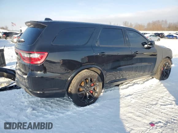 ✅ 2024 Dodge Durango SRT Hellcat Premium • VIN: 1C4SDJH98RC186503 • Лот: 41767015. Опубликован ранее на Copart с пробегом 8 741 миль. Бесплатный доступ к архиву аукционных продаж из США и подробный отчёт об истории автомобиля на DreamBid. Изображение 3.