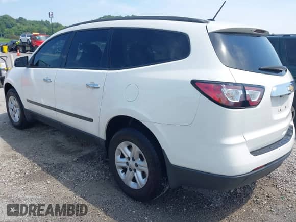 2013 Chevrolet Traverse LS with VIN 1GNKRFED1DJ221661, listed as a IAAI auction lot 42856246 with 210,438 mi miles and . Bid and sale history available at DreamBid. Image 3.