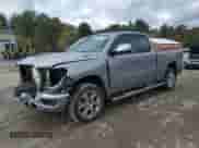 2021 Ram 1500 Big Horn with VIN 1C6SRFBT3MN796333, listed as a Copart auction lot 90893525 with 74,347 mi miles and Salvage title. Bid and sale history available at DreamBid. Image 1.