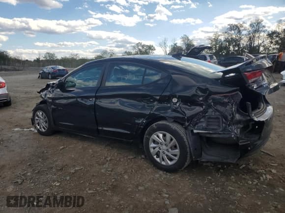 ✅ 2017 Hyundai Elantra SE • VIN: KMHD74LF0HU164451 • Lot: 82663675. Listed on Copart with 108,308 mi. Free auction sales archive from the USA and detailed vehicle history report at DreamBid. Image 2.