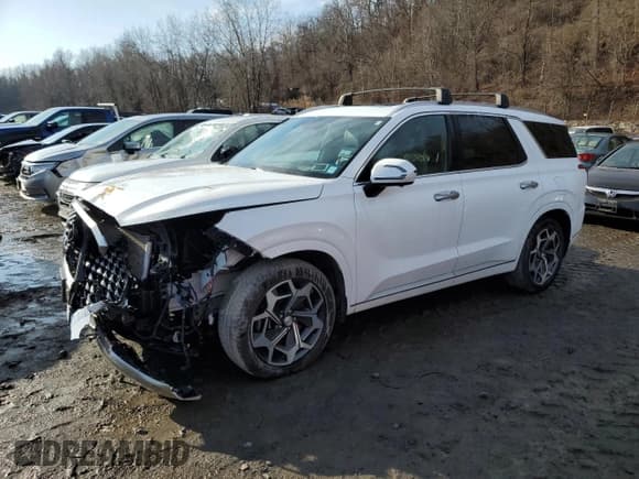 ✅ 2022 Hyundai Palisade Calligraphy • VIN: KM8R7DHE4NU464155 • Лот: 83989014. Опубликован ранее на Copart с пробегом 80 378 миль. Бесплатный доступ к архиву аукционных продаж из США и подробный отчёт об истории автомобиля на DreamBid. Изображение 1.