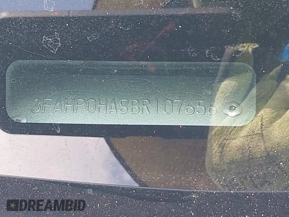 ✅ 2011 Ford Fusion SE • VIN: 3FAHP0HA8BR107656 • Lot: 43745207. Listed on IAAI with 152,330 mi. Free auction sales archive from the USA and detailed vehicle history report at DreamBid. Image 16.