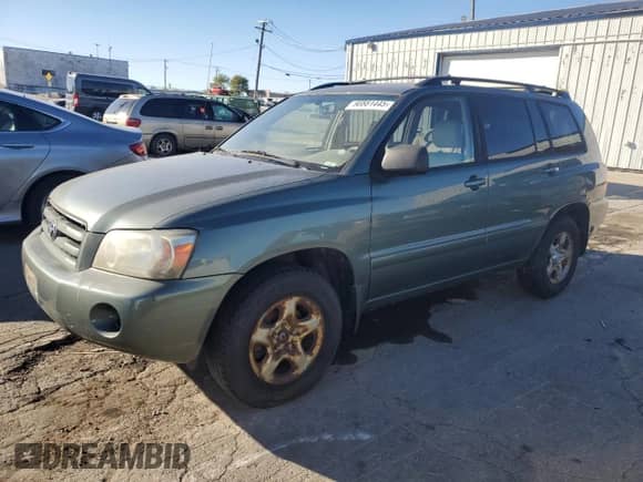 2005 Toyota Highlander with VIN JTEGD21A250110542, listed as a Copart auction lot 90881445 with 227,610 mi miles and Clean title. Bid and sale history available at DreamBid. Image 1.