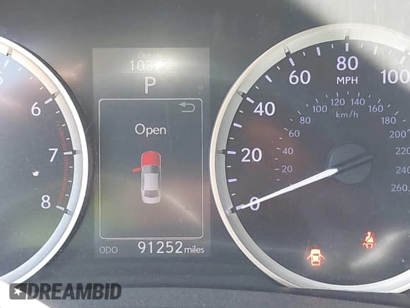 ✅ 2015 Lexus IS 250 • VIN: JTHBF1D25F5063193 • Lot: 42802914. Listed on IAAI with 91,252 mi. Free auction sales archive from the USA and detailed vehicle history report at DreamBid. Image 16.