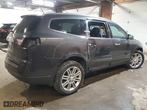 ✅ 2015 Chevrolet Traverse LT • VIN: 1GNKVGKDXFJ380140 • Lot: 90320355. Wystawiony na Copart z przebiegiem 114 875 mil. Bezpłatny archiwum sprzedaży aukcyjnych z USA i szczegółowy raport historii pojazdu na DreamBid. Zdjęcie 3.
