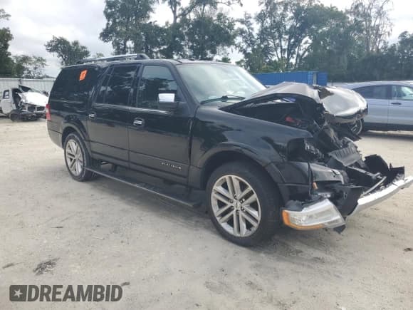 ✅ 2017 Ford Expedition Max Platinum • VIN: 1FMJK1MT7HEA20474 • Lot: 84370055. Wystawiony na Copart z przebiegiem 111 186 mil. Bezpłatny archiwum sprzedaży aukcyjnych z USA i szczegółowy raport historii pojazdu na DreamBid. Zdjęcie 4.