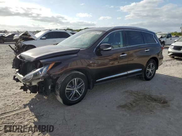 ✅ 2019 Infiniti QX60 Pure • VIN: 5N1DL0MN5KC565811 • Lot: 54730725. Listed on Copart with 87,001 mi. Free auction sales archive from the USA and detailed vehicle history report at DreamBid. Image 1.