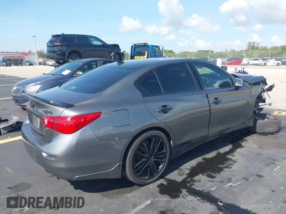 ✅ 2014 Infiniti Q50 Premium • VIN: JN1BV7AP0EM675221 • Лот: 42551726. Опубликован ранее на IAAI с пробегом 191 334 миль. Бесплатный доступ к архиву аукционных продаж из США и подробный отчёт об истории автомобиля на DreamBid. Изображение 4.