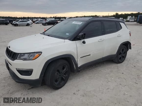 ✅ 2021 Jeep Compass Altitude • VIN: 3C4NJCBB0MT560404 • Lot: 86288595. Listed on Copart with 163,344 mi. Free auction sales archive from the USA and detailed vehicle history report at DreamBid. Image 1.