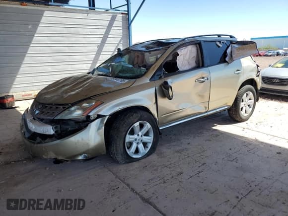 ✅ 2006 Nissan Murano SL • VIN: JN8AZ08T06W422112 • Lot: 80340765. Wystawiony na Copart z przebiegiem 104 062 mil. Bezpłatny archiwum sprzedaży aukcyjnych z USA i szczegółowy raport historii pojazdu na DreamBid. Zdjęcie 1.