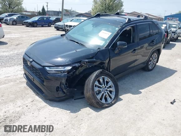 ✅ 2024 Toyota RAV4 XLE Premium • VIN: 2T3A1RFV5RW469473 • Lot: 42128579. Listed on IAAI with 2,351 mi. Free auction sales archive from the USA and detailed vehicle history report at DreamBid. Image 2.