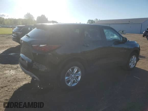 2021 Chevrolet Blazer LT with VIN 3GNKBBRAXMS529732, listed as a Copart auction lot 85881755 with 53,662 mi miles and Salvage title. Bid and sale history available at DreamBid. Image 3.