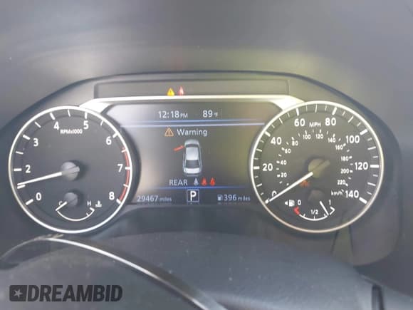 ✅ 2025 Nissan Altima SV • VIN: 1N4BL4DV8SN338206 • Lot: 43637772. Listed on IAAI with 29,467 mi. Free auction sales archive from the USA and detailed vehicle history report at DreamBid. Image 7.