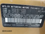 ✅ 2023 Mitsubishi Mirage Black Edition • VIN: ML32AWHJ0PH001038 • Lot: 42364804. Listed on IAAI with 25,165 mi. Free auction sales archive from the USA and detailed vehicle history report at DreamBid. Image 9.