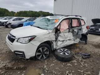 2018 Subaru Forester Limited with VIN JF2SJAJC8JH550555, listed as a Copart auction lot 71860835 with 97,691 mi miles and Non repairable. Bid and sale history available at DreamBid. Image 1.