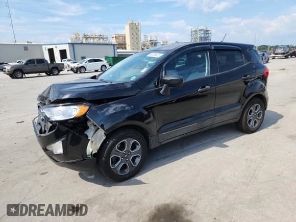 ✅ 2021 Ford EcoSport S • VIN: MAJ3S2FE6MC418966 • Лот: 80756415. Опубликован ранее на Copart с пробегом Не указан. Бесплатный доступ к архиву аукционных продаж из США и подробный отчёт об истории автомобиля на DreamBid. Изображение 1.