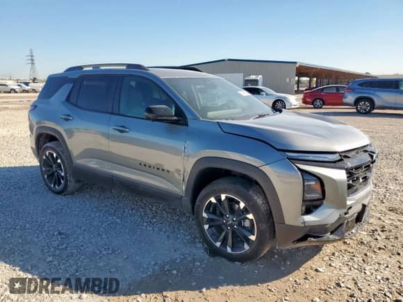 2025 Chevrolet Equinox FWD RS с VIN 3GNAXLEG4SL230029, выставлен на аукционе Copart как лот 85406355 с пробегом 1 342 миль миль и Списание • Salvage title. История ставок и продаж доступна на DreamBid. Изображение 4.