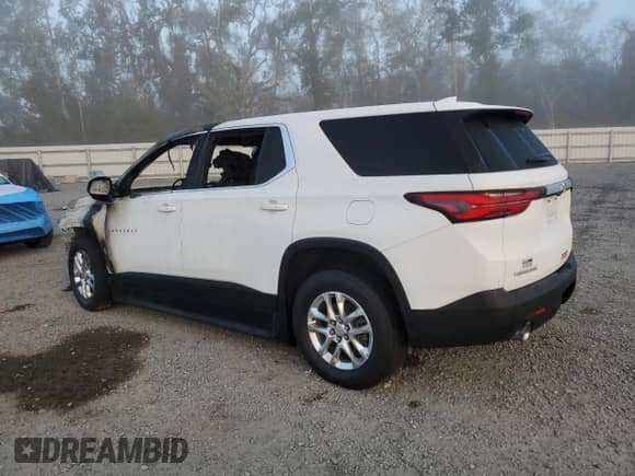 2022 Chevrolet Traverse LS with VIN 1GNERLKW8NJ107918, listed as a Copart auction lot 44746105 with Not provided miles and Non repairable. Bid and sale history available at DreamBid. Image 2.