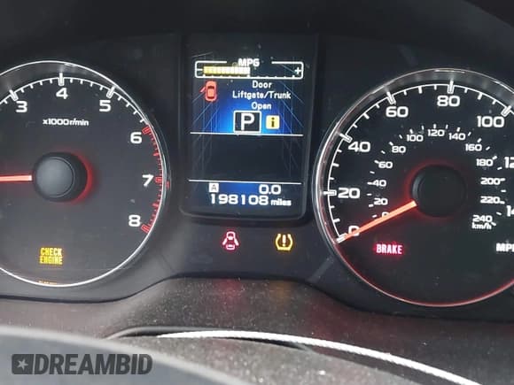 ✅ 2013 Subaru Outback Limited • VIN: 4S4BRBKC2D3249255 • Lot: 43575550. Listed on IAAI with 198,108 mi. Free auction sales archive from the USA and detailed vehicle history report at DreamBid. Image 15.