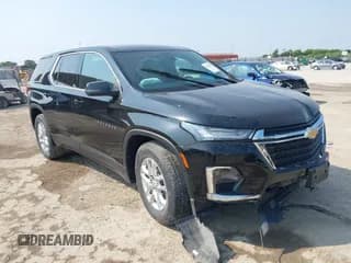 ✅ 2022 Chevrolet Traverse LS • VIN: 1GNERFKW4NJ168961 • Lot: 42316473. Wystawiony na IAAI z przebiegiem 22 600 mil. Bezpłatny archiwum sprzedaży aukcyjnych z USA i szczegółowy raport historii pojazdu na DreamBid. Zdjęcie 1.