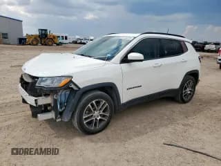 ✅ 2018 Jeep Compass Latitude • VIN: 3C4NJCBBXJT487747 • Lot: 81135535. Listed on Copart with 59,962 mi. Free auction sales archive from the USA and detailed vehicle history report at DreamBid. Image 1.