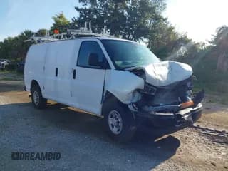 ✅ 2019 Chevrolet Express Cargo • VIN: 1GCWGAFP6K1349578 • Lot: 42990265. Listed on IAAI with Not provided. Free auction sales archive from the USA and detailed vehicle history report at DreamBid. Image 1.